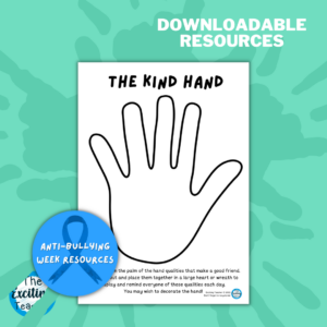 The Kind Hand - What makes a good friend, anti-bullying Activity to Promote Kindness for Children and Young Adults by Exciting Teacher
