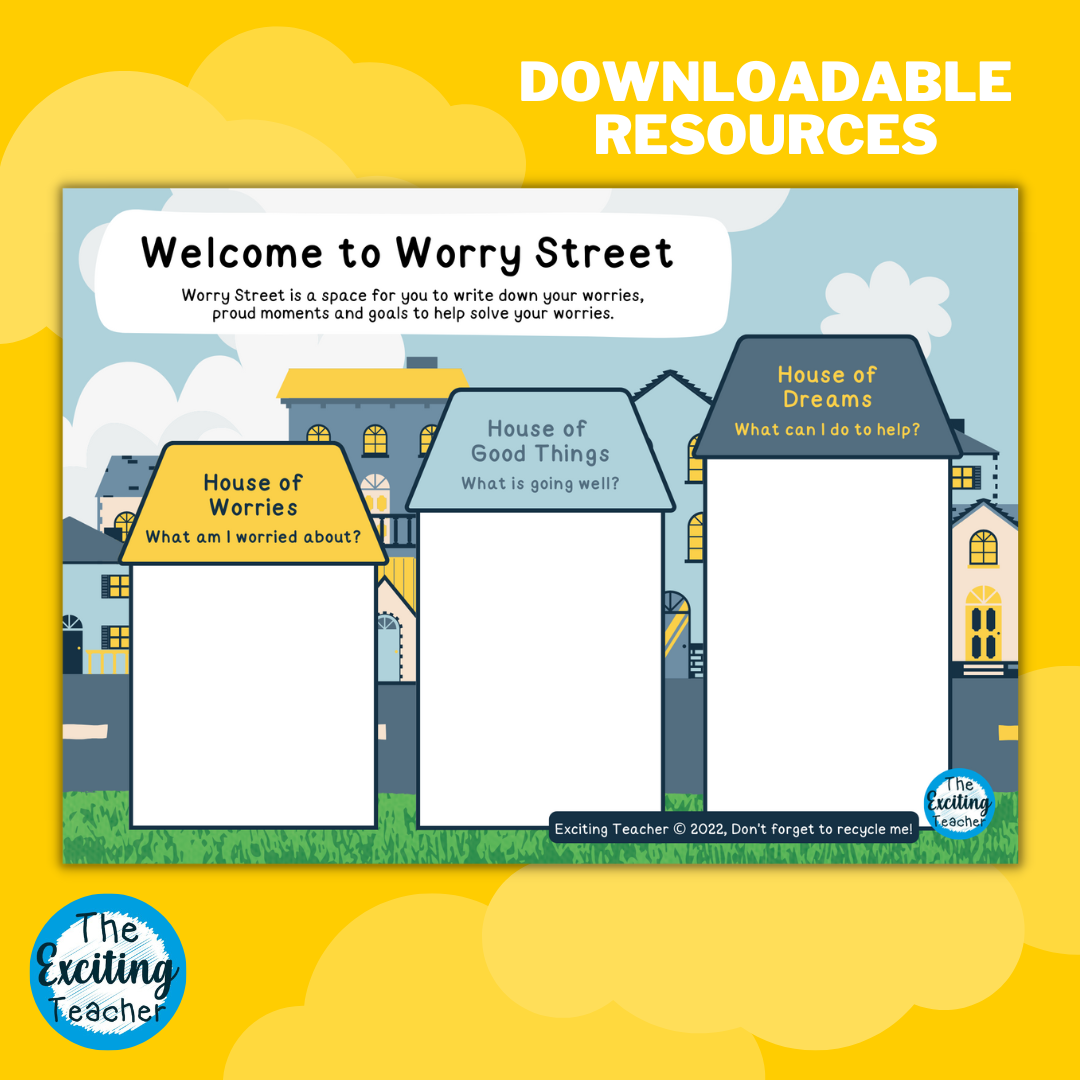 Worry Time Handout.pdf Worry Time: A Step-By-Step Guide – Exciting Teacher – Member's Club