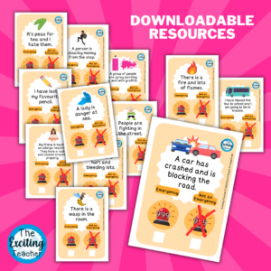Is it an Emergency 999 Emergencies Card Game by Exciting Teacher