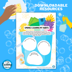 Habits - Spring Cleaning My Habits Healthy and Unhealthy Habits by Exciting Teacher