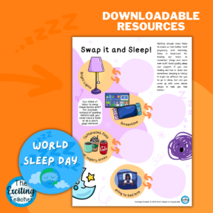 Swap It and Sleep Healthy Swaps before Bedtime Activity KS2 by Exciting Teacher