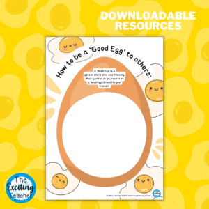 How to be a 'Good Egg' to others Friendship and Kindness Resource for Children by Exciting Teacher
