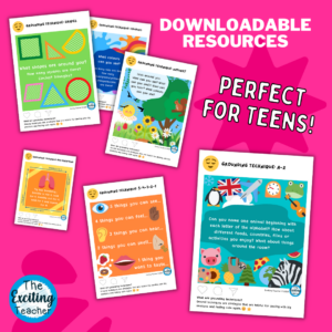 Grounding Techniques Instagram Pocket CardsPosters for Teens by Exciting Teacher