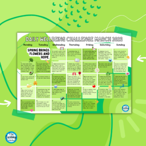 March 2023 Daily Wellbeing Challenge 2023 by Exciting Teacher