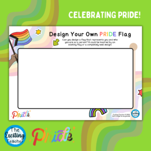 Design Your Own Pride Flag Activity by Exciting Teacher