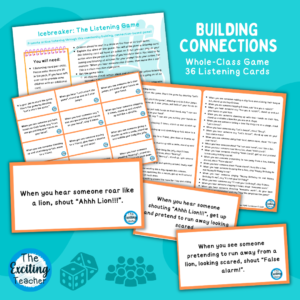 Icebreaker Game for Children The Listening Game for Promoting Active Listening by Exciting Teacher