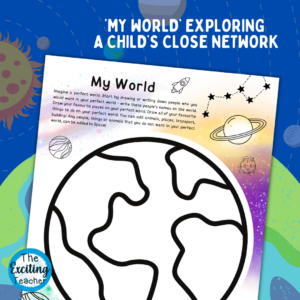 My World Therapy Based Perfect World Activity for Children by Exciting Teacher