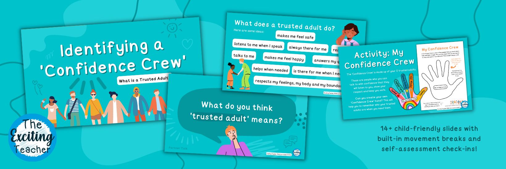 Identifying a Confidence Crew Trusted Adults Lesson Plan 1 England by Exciting Teacher