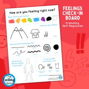 How are you feeling right now Feelings Check-In Board for Children by Exciting Teacher