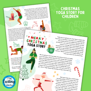 Christmas Yoga Mindfulness Storytime for Children by Exciting Teacher
