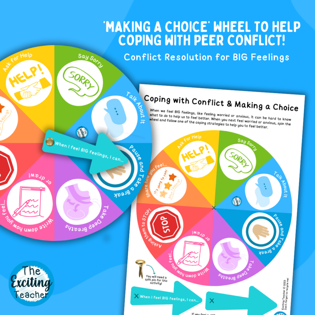 Coping with Conflict Making a Choice Wheel by Exciting Teacher