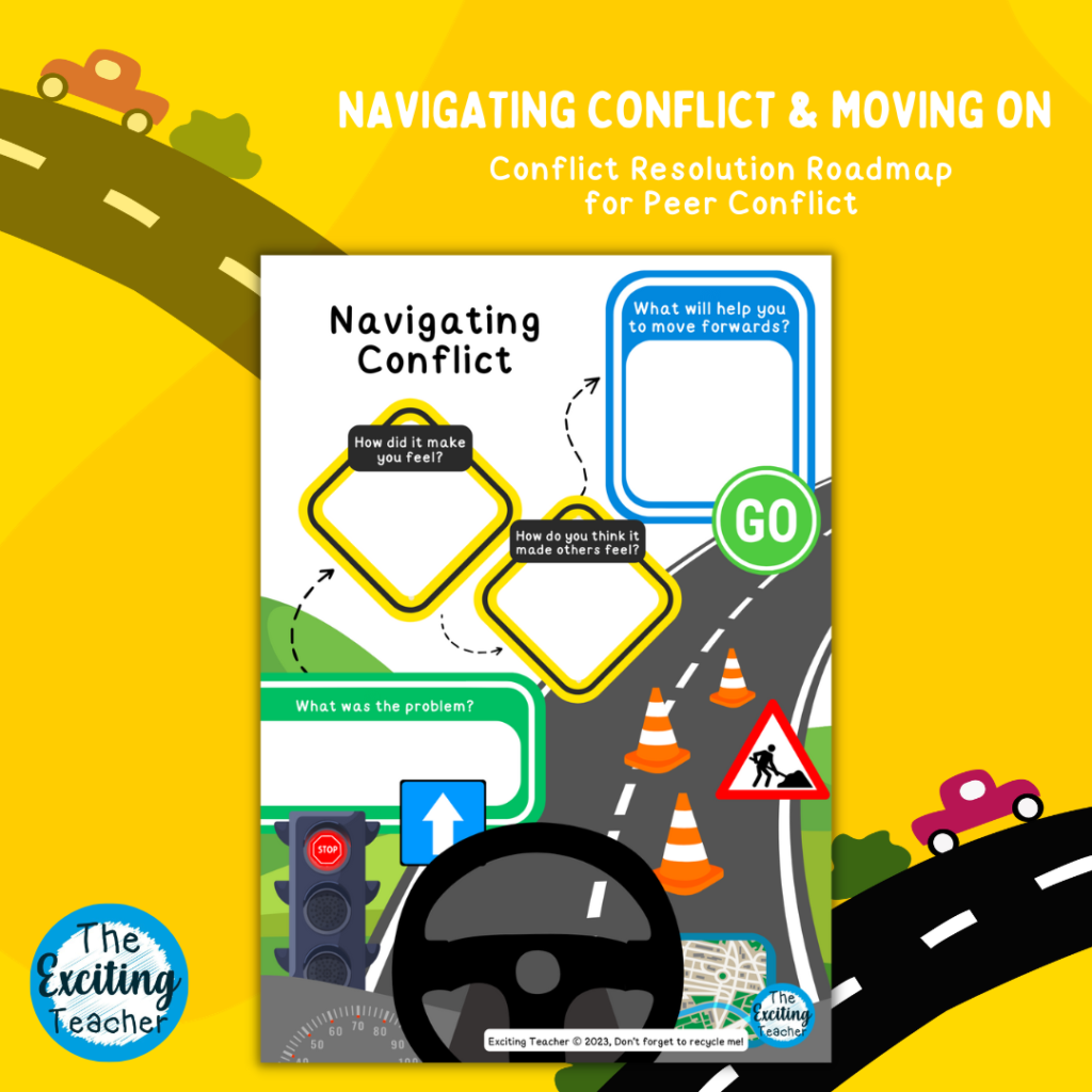 Navigating Conflict Peer Conflict Resolution Roadmap for Children by Exciting Teacher