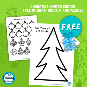 Advent:  A 'Christmas Tree of Gratitude' DIY Paper-craft Activity