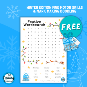 Advent: Festive Christmas Wordsearch for Children