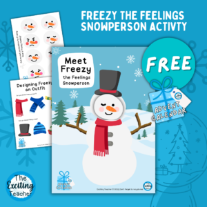 Advent: 'Freezy the Feelings Snowperson' Christmas Emotions Activity