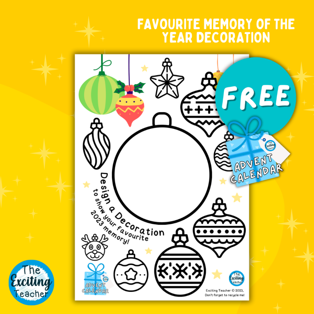 Advent: Design a Decoration 'Favourite 2023 Memory'