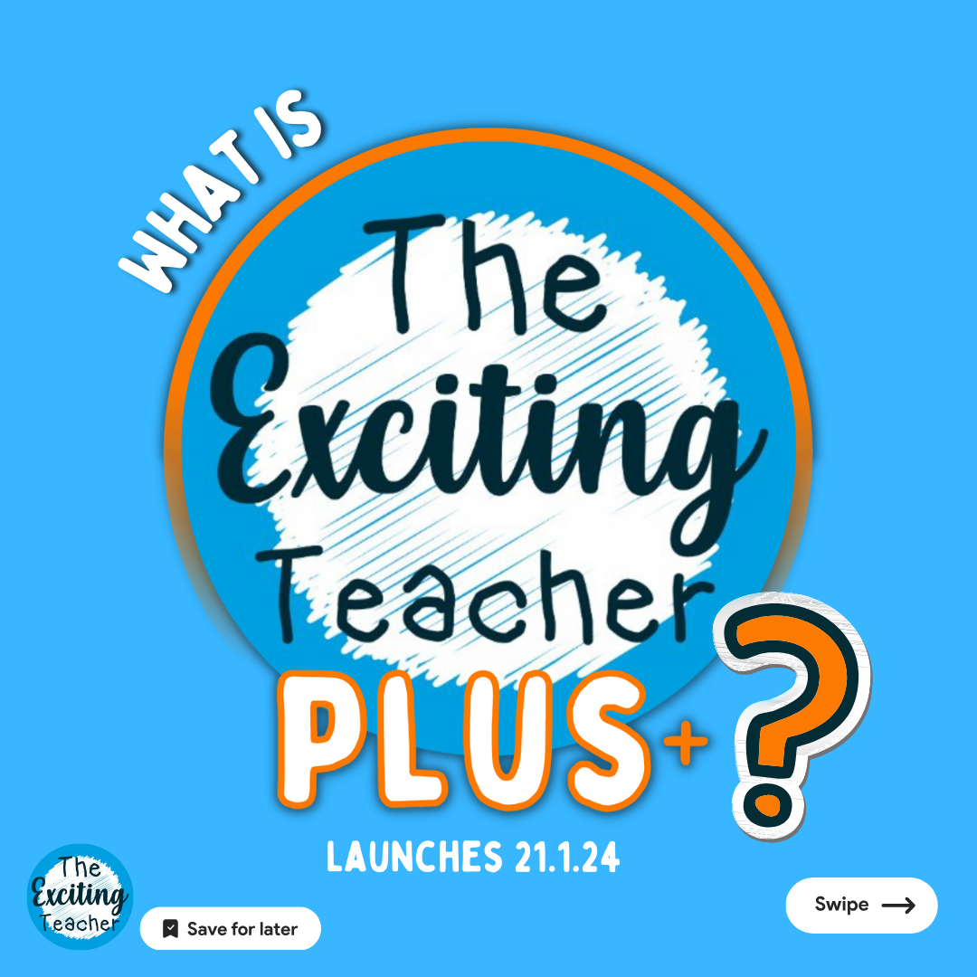 All About Exciting Teacher Plus+ Instagram Post