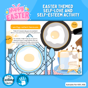 I am Egg-Cellent because... Self-Esteem Activity for Children by Exciting Teacher