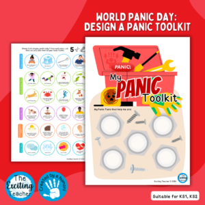 My Panic Toolkit Cut and Stick Strategies by Exciting Teacher