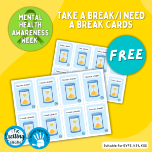 I Need A Break Take a Break Flashcards by Exciting Teacher