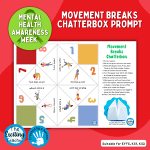 Movement Breaks Fortune Teller Chatterbox Exciting Teacher 2024