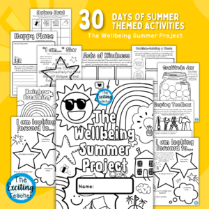 The Wellbeing Summer Project by Exciting Teacher - 30 Days of Activities for Children