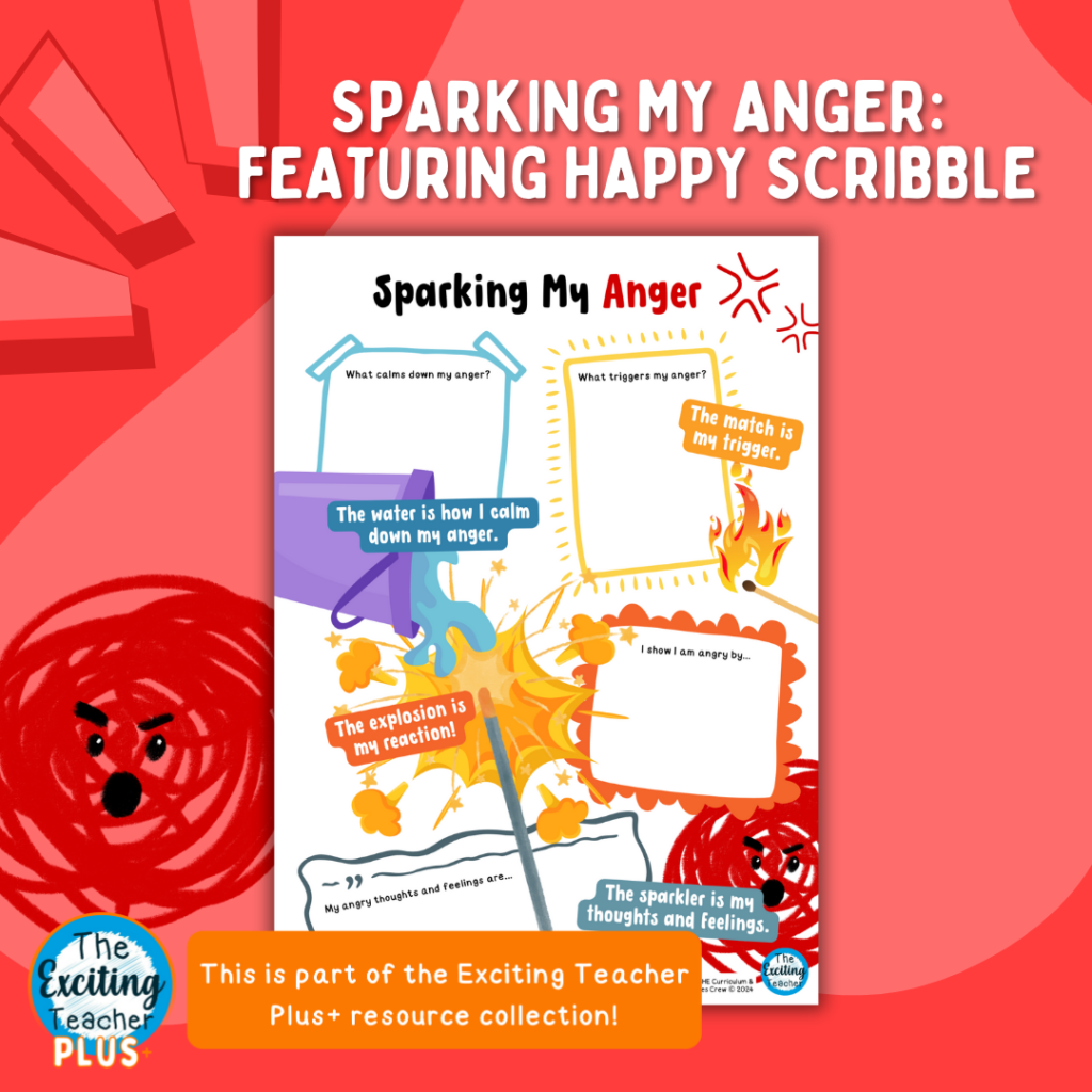 Sparking My Anger with Angry Scribble by Exciting Teacher and Scribbles Crew 2024