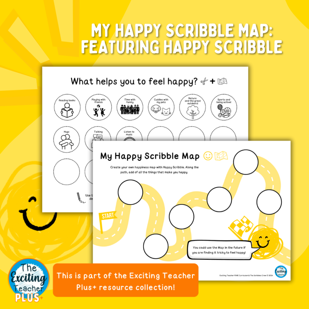 My Happiness Map My Happy Scribble Map Happy Scribble Exciting Teacher x The Scribbles Crew 2024