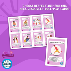 Choose Respect Role Play Cards Flashcards by Exciting Teacher